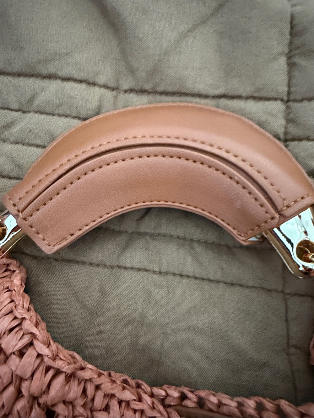 Chloe Brown Handbag with Leather Handle (DOOP) - Picture 4 of 6